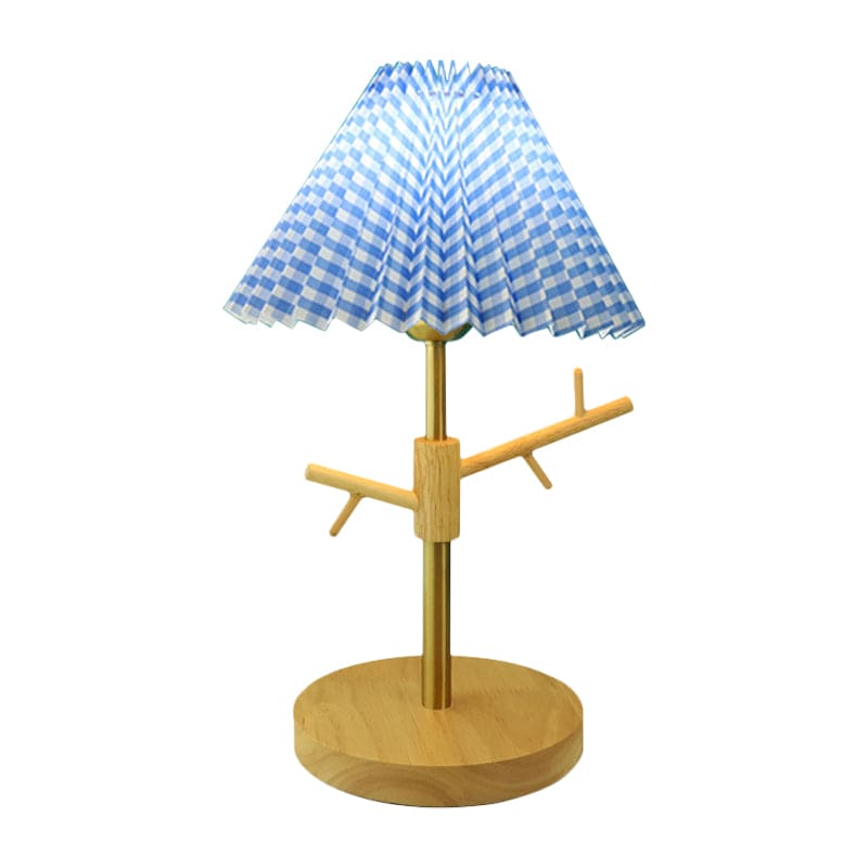 NORDIGLOW - Nordic vouwbare nachtkastlamp met ornamentenplank