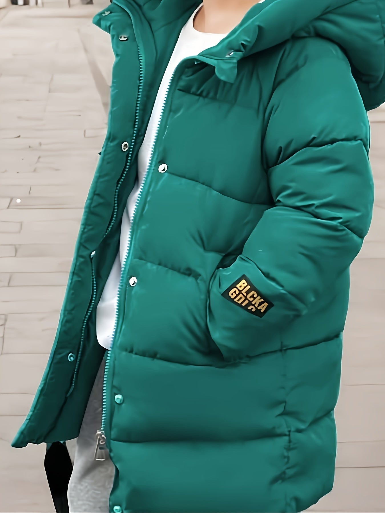 ALEX - Halflange winterjas met rits voor jongens en meisjes