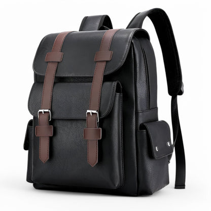 Luxe leren rugzak voor werk en reizen – UrbanVibe Voyager - Glamorix