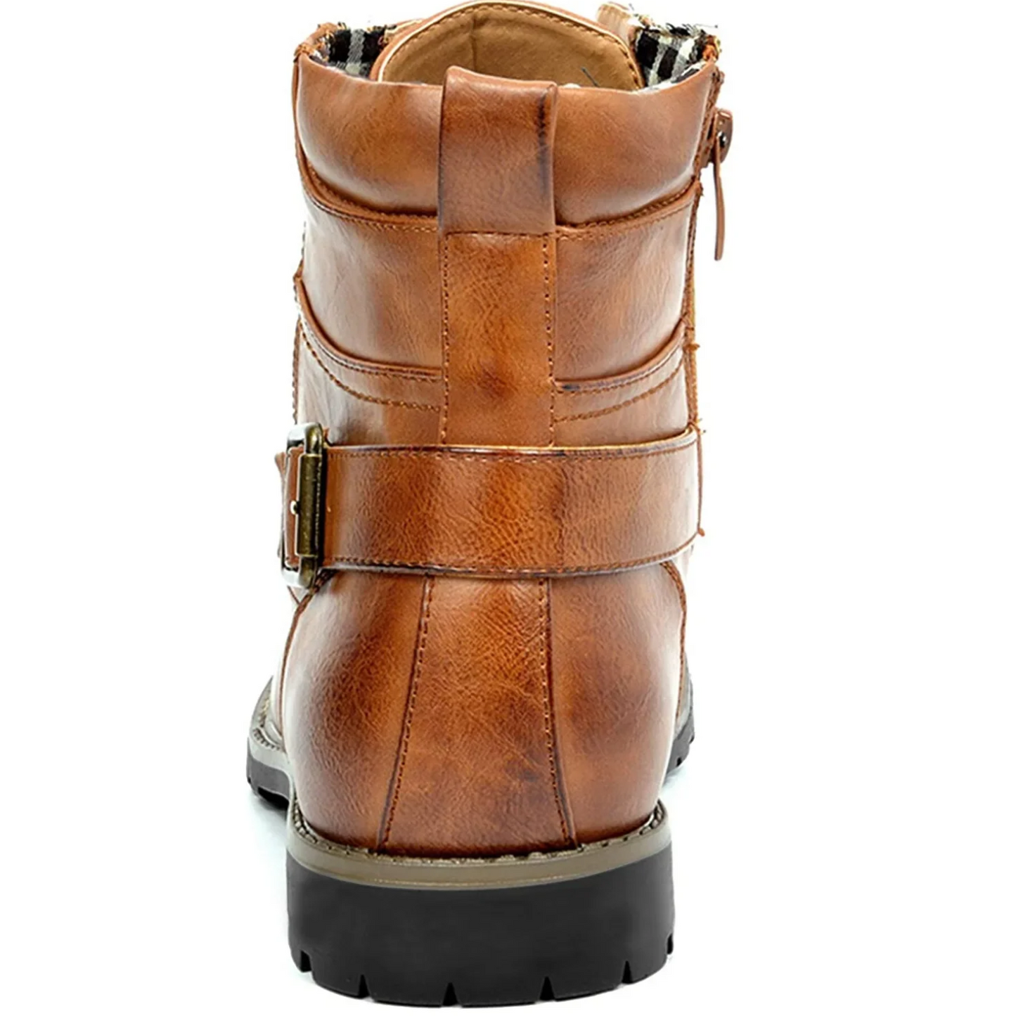 HUDSON - Heren veterlaarzen met zijrits en robuuste uitstraling