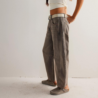 Dames jeans met rechte pijp en comfortabele pasvorm – RENZA STRAIGHT - Glamorix