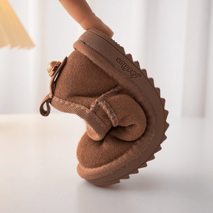 SLOFFIE - Leren laarsjes voor kinderen, laag model en comfortabel