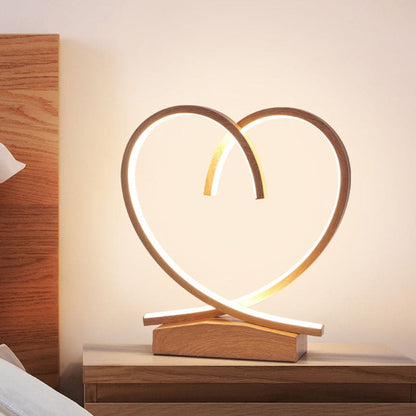 LOVETREE - Houten nachtkastje met liefdevol hartdesign