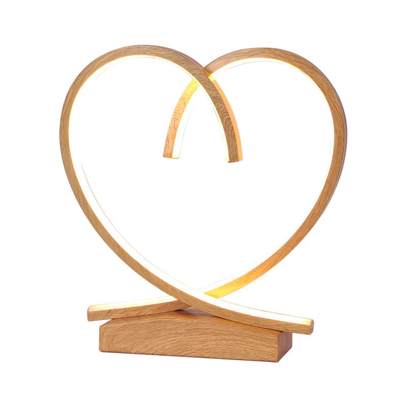 LOVETREE - Houten nachtkastje met liefdevol hartdesign
