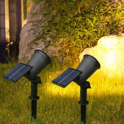Zon-gevoede LED tuinschijnwerper met 9 kleuren – SOLARLUX GARDEN SPOT - Glamorix