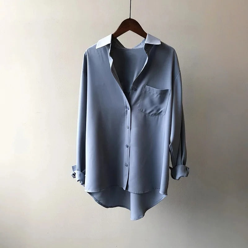 SERENZA – Stijlvolle damesblouse met chique details en tijdloze elegantie