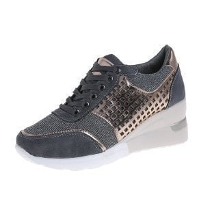 AMELIA – Dames sneakers met sleehak en sportieve elegantie - Glamorix