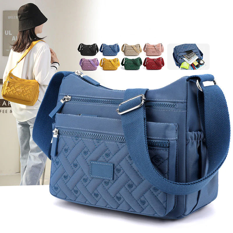 Klassieke luxe schoudertas voor dames – Veralya ClassicCharm - Glamorix