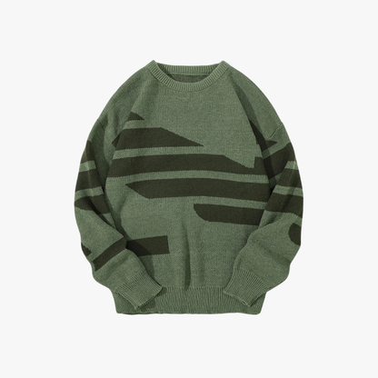 Oversized heren trui van grof breisel met moderne look – ELYON - Glamorix