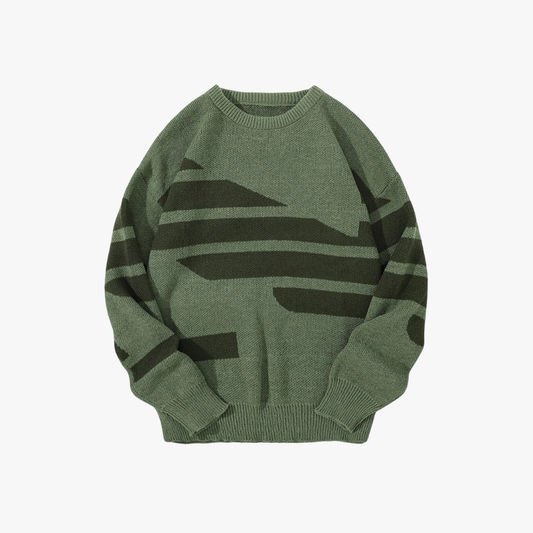 Oversized heren trui van grof breisel met moderne look – ELYON - Glamorix