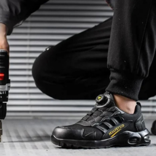 Beschermende veiligheidsschoenen met stalen neus en antislipzool – DURASHIELD CORE - Glamorix