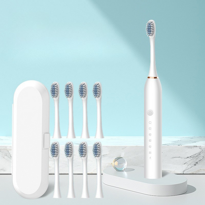 Oplaadbare sonische tandenborstel voor diepe reiniging en een stralende glimlach – CLENSIQ SonicBright - Glamorix
