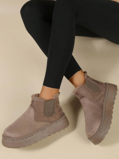 SIENNA - Knusse winterlaars met stijlvolle buff-look