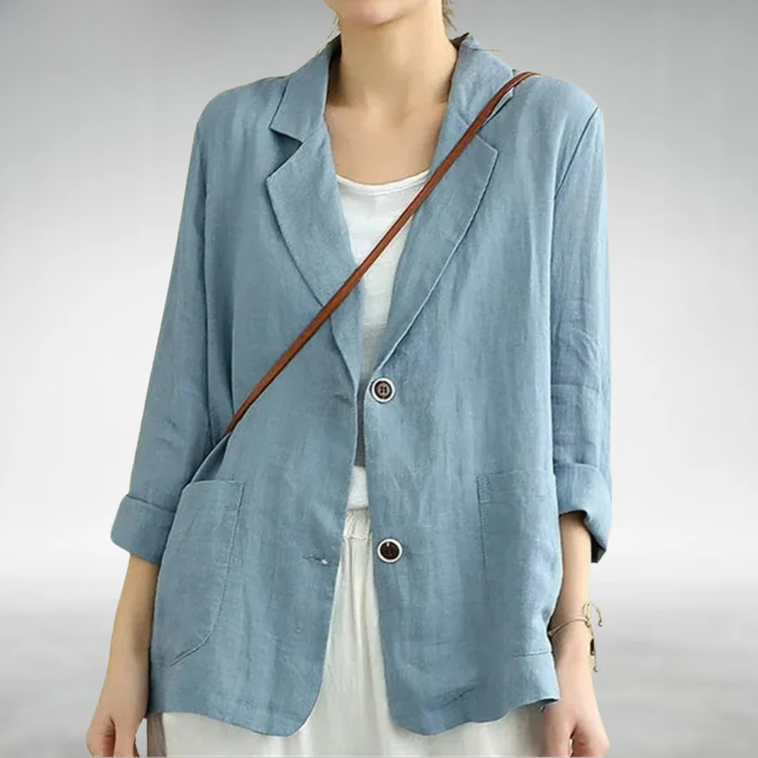 Imelda - Losvallend dames colbert met casual snit - Glamorix