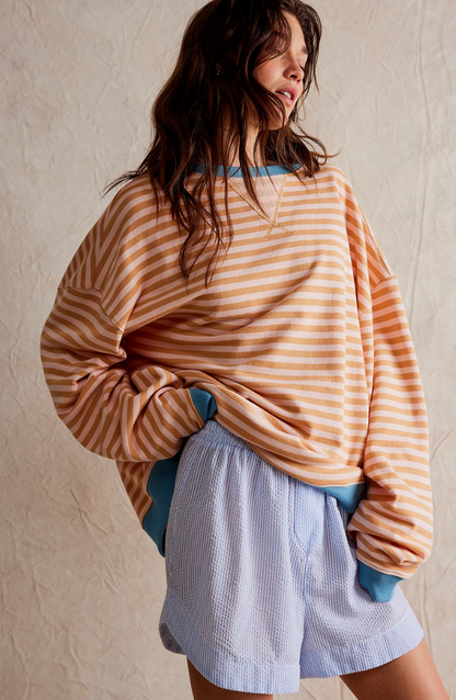 SOFIA - Gestreepte oversized trui voor dames
