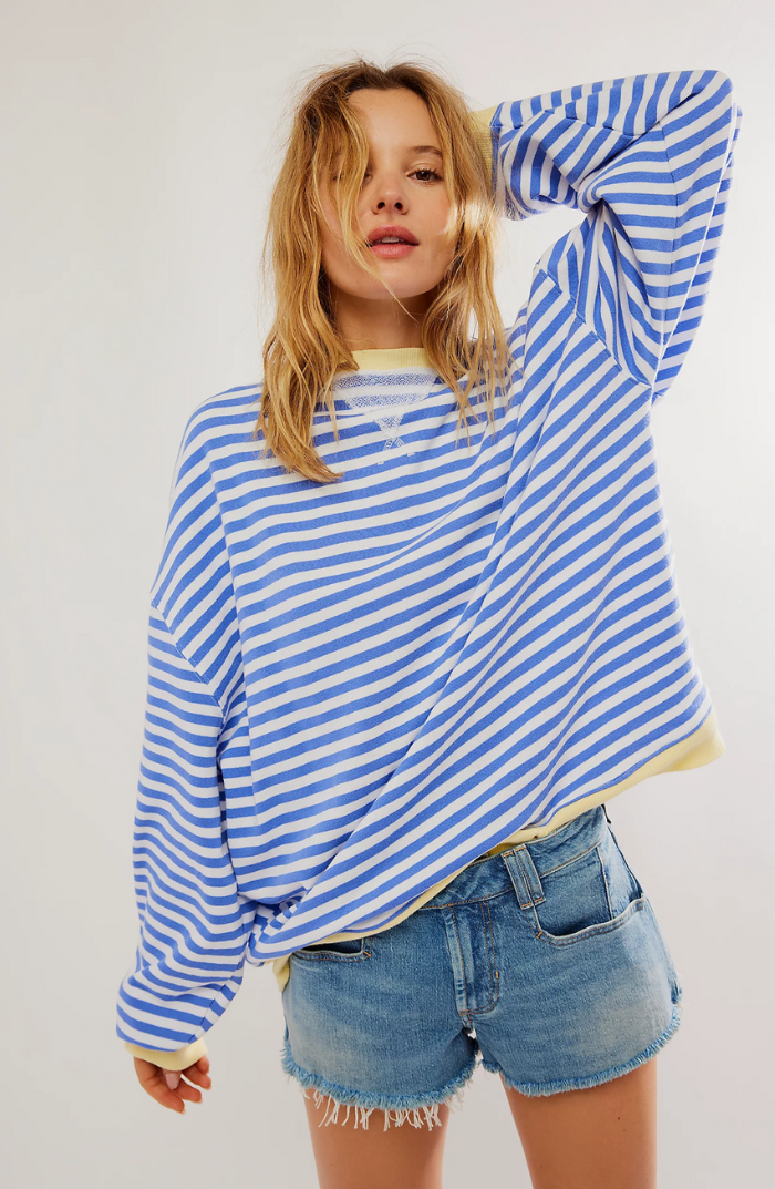 SOFIA - Gestreepte oversized trui voor dames