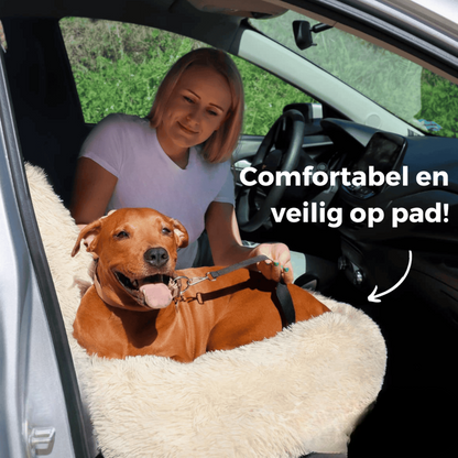 PETVOYAGER - Comfortabel Auto Hondenmandje voor Veilige Reizen