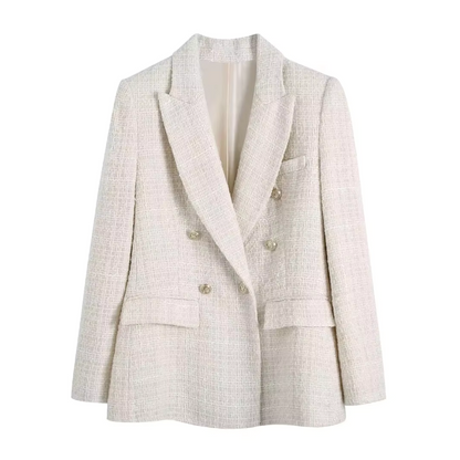 VALERIA - Chique damesblazer met dubbele rij knopen