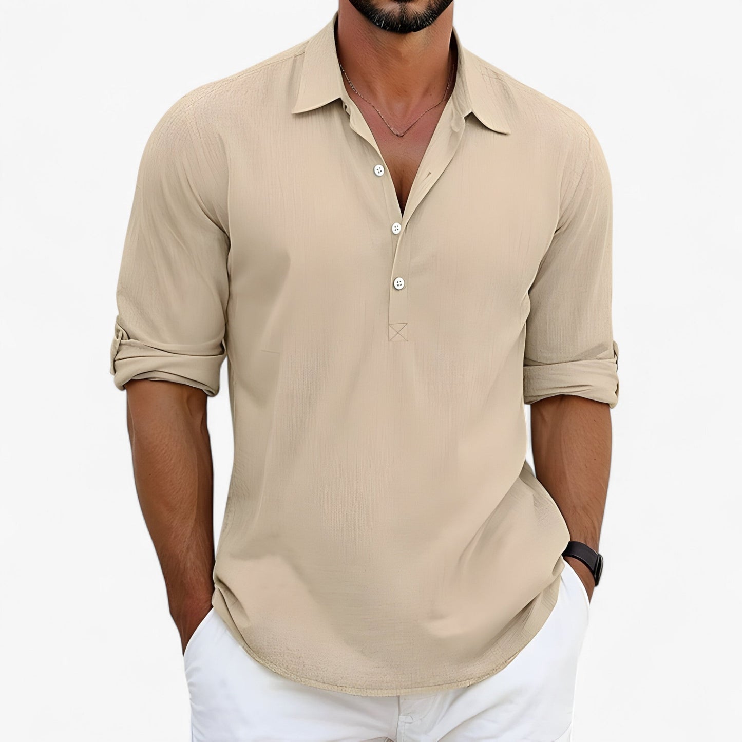 Licht en luchtig zomershirt voor heren – CavoLino - Glamorix