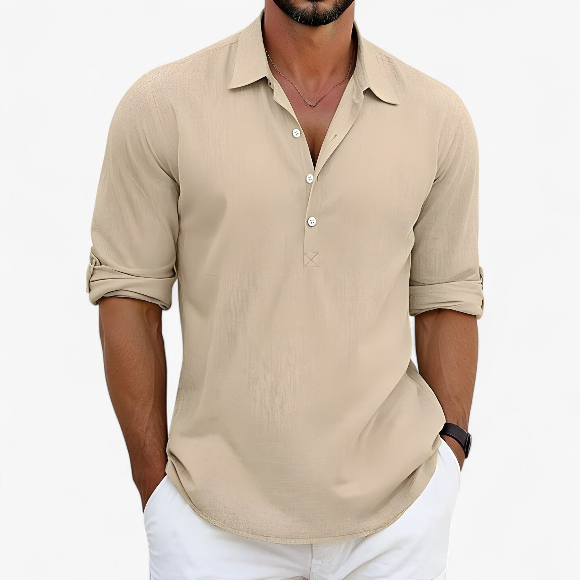 Licht en luchtig zomershirt voor heren – CavoLino - Glamorix