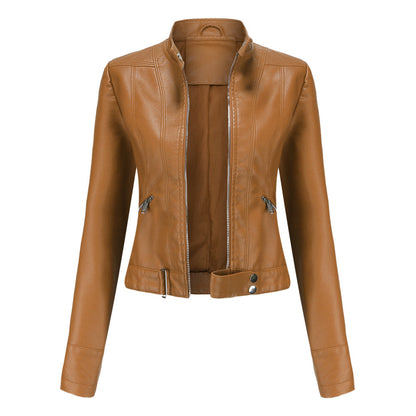 RAVEN - Faux-leren moto jas voor dames met een stoere uitstraling