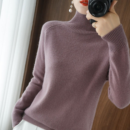 Stijlvolle coltrui voor dames met warmte, luxe en elegantie, gemaakt van topkwaliteit zacht materiaal – ARCADIA - Glamorix
