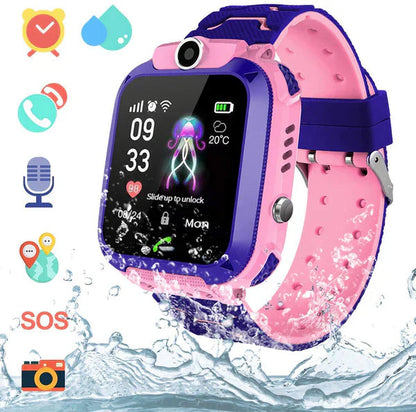 GPS smartwatch voor kinderen met SOS-knop en realtime tracking – SAFELOC KIDS - Glamorix