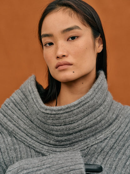 SOPHIA - Gebreide off-shoulder trui voor dames
