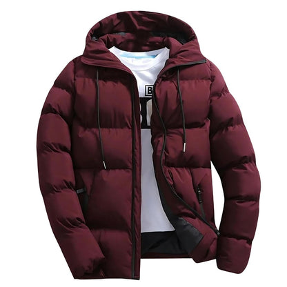 NORDIC SHIELD - Gewatteerd winterjack met capuchon voor heren