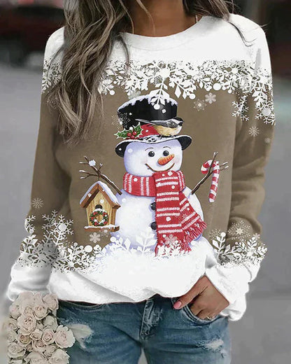 FROSTY – Feestelijke sneeuwpop trui voor een vrolijke winterlook