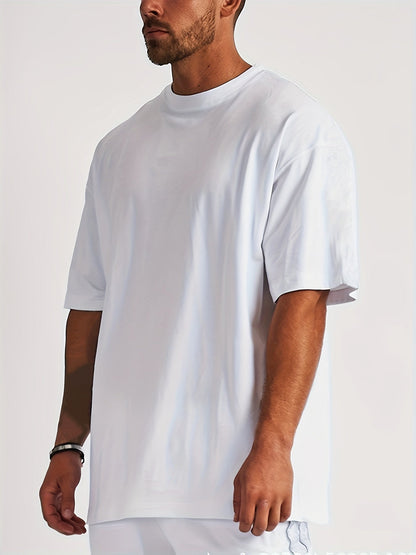 Oversized heren T-shirt met verlaagde schoudernaden – KAYN RELAXTEE - Glamorix