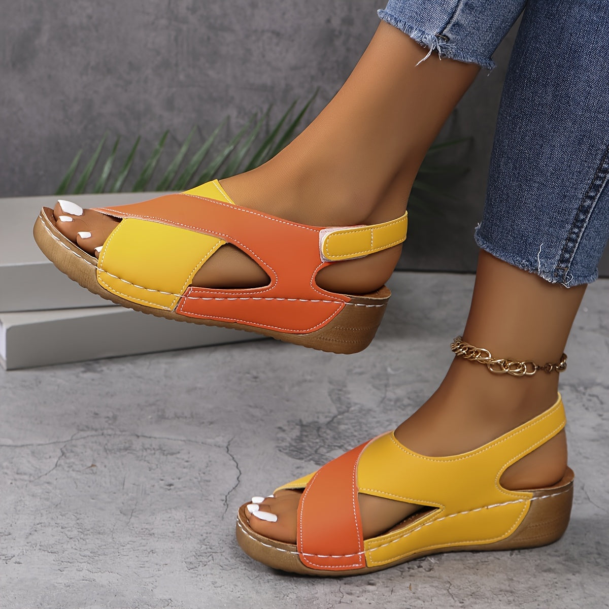 Comfortabele Orthopedische Dames Sandalen met Verstelbare Pasvorm – SORÉLLA