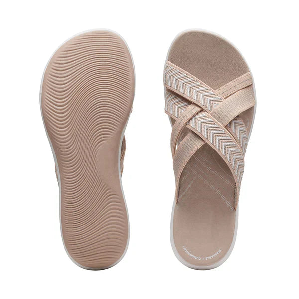 Schokabsorberende luchtige zomersandalen voor dames – Lufina AirGlide - Glamorix