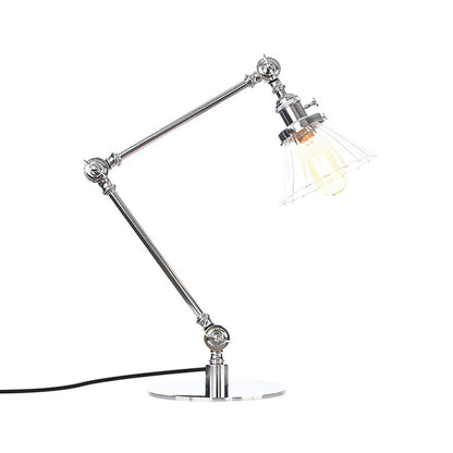 LUMICLEAR - Kegelvormige glazen tafellamp met elegante uitstraling