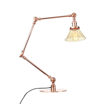 LUMICLEAR - Kegelvormige glazen tafellamp met elegante uitstraling