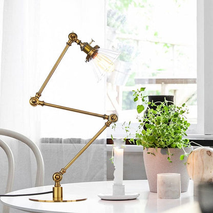 LUMICLEAR - Kegelvormige glazen tafellamp met elegante uitstraling