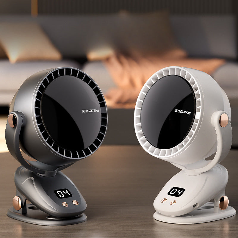 Draagbare bladloze ventilator met digitaal display – AEROLUX - Glamorix