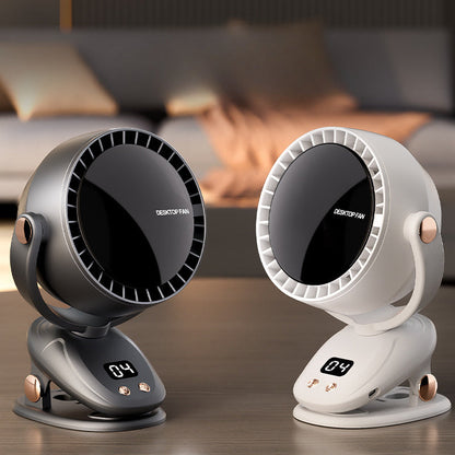 Draagbare bladloze ventilator met digitaal display – AEROLUX - Glamorix
