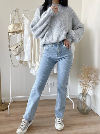 VIVIENNE - Casual fit denim broek voor dames