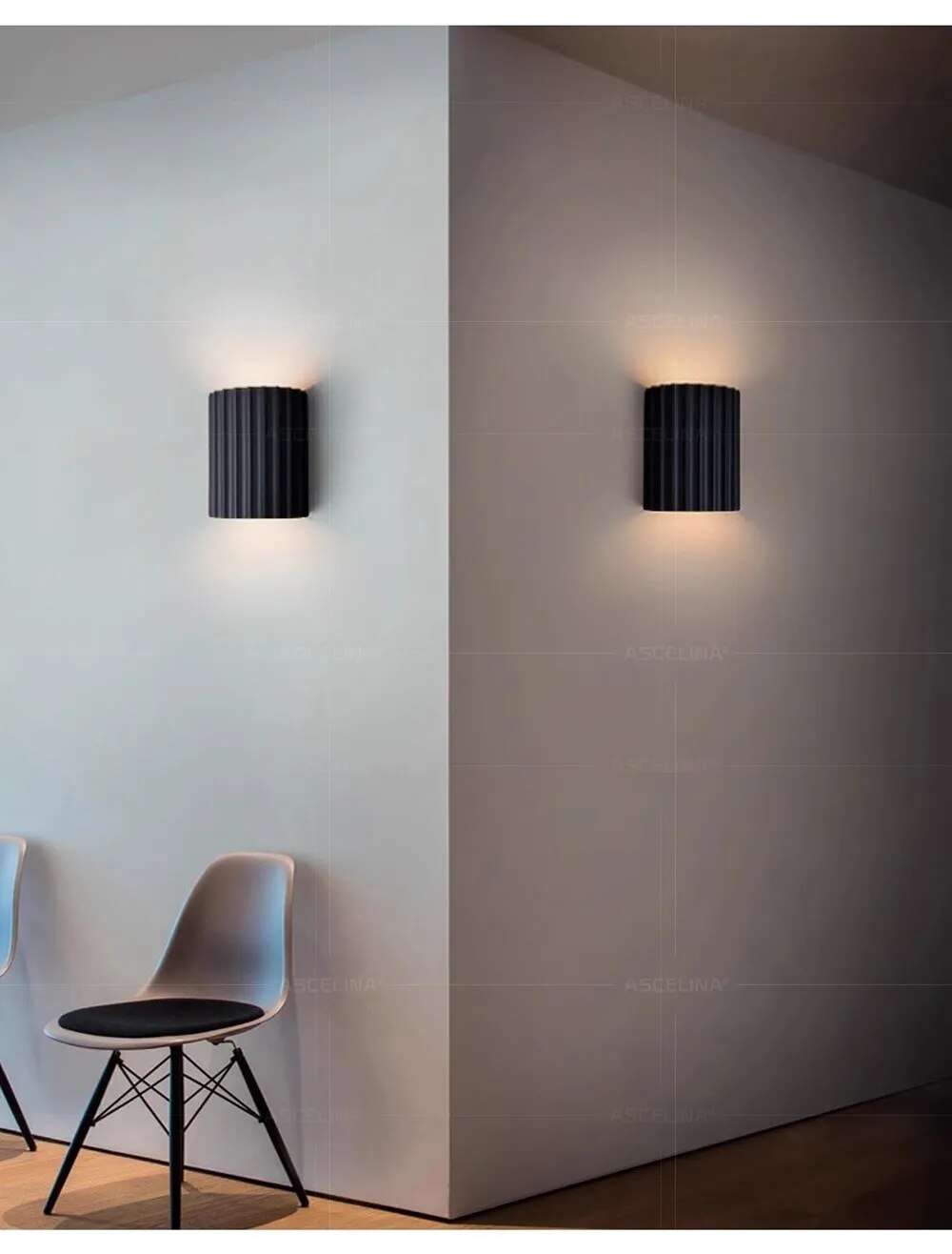 Moderne wandlamp van hars met artistiek design – SOLVARA LightForm - Glamorix
