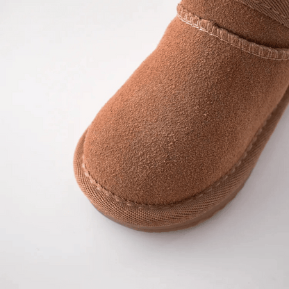 SLOFFIE - Leren laarsjes voor kinderen, laag model en comfortabel