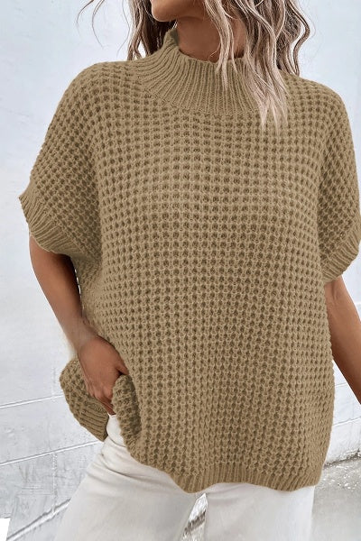 WINGSTYLE - Elegante Pullover met Vleugelmouwen en Stijlvolle Kraag