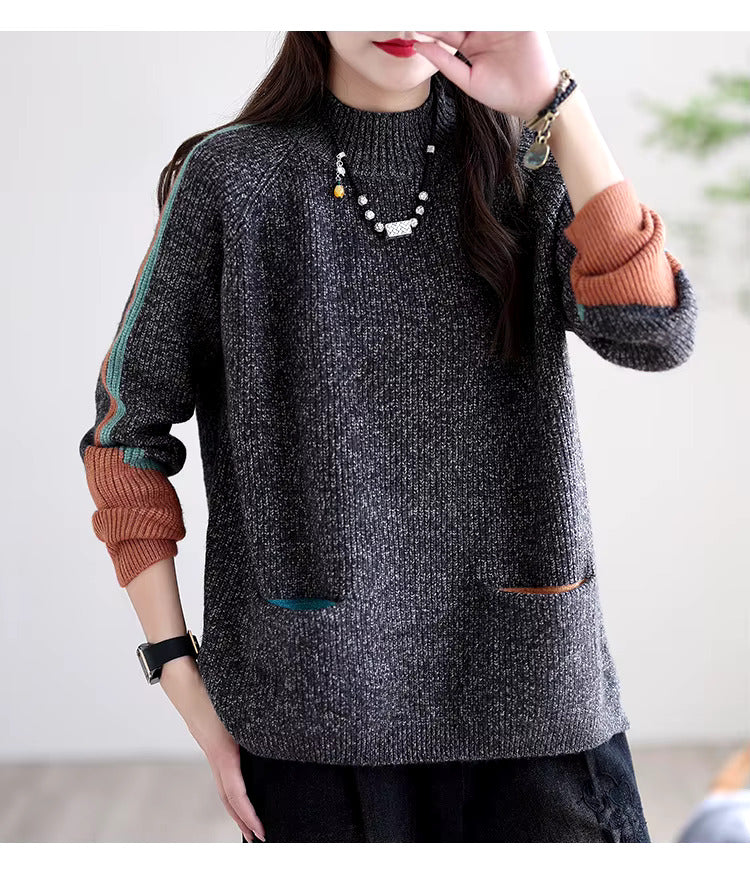 TRENDRELAX - Trendbewuste Oversized Pullover met Zakken