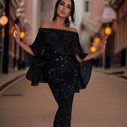 SERENA - Elegante avondjurk met blote schouders