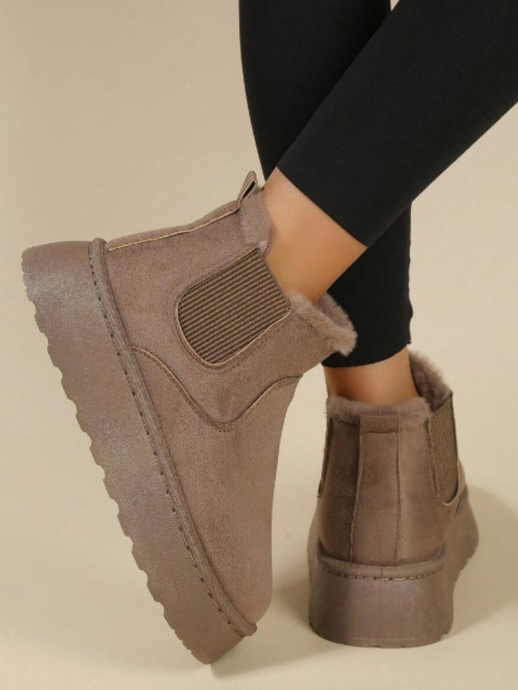SIENNA - Knusse winterlaars met stijlvolle buff-look