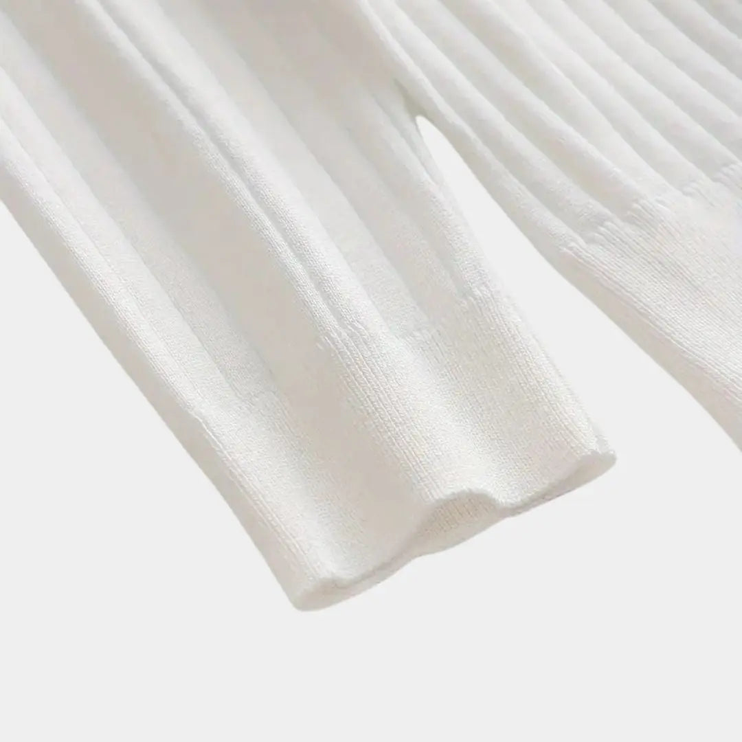 CAIN – Gebreide polo met lange mouwen voor heren