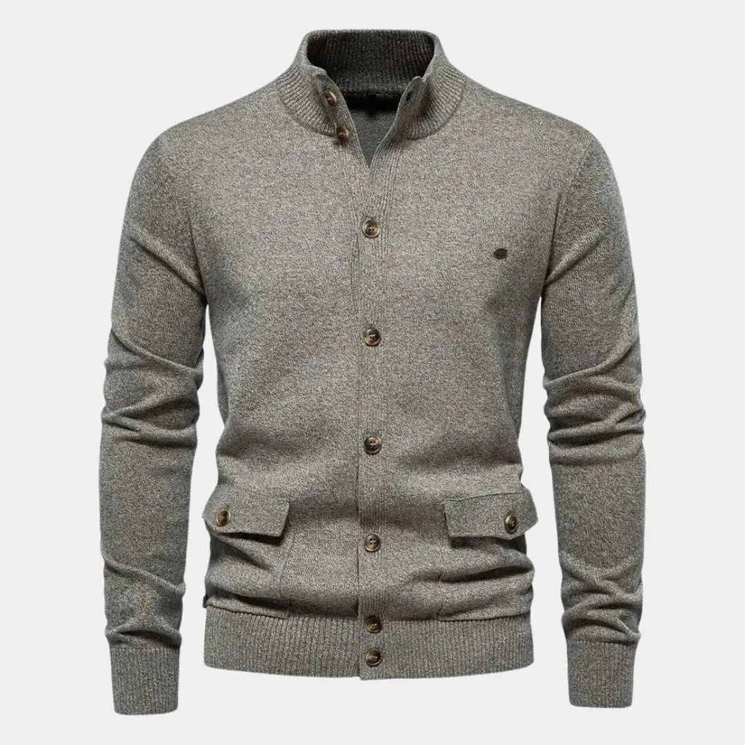 SEAN – Herenvest met knoopsluiting en praktische zakken