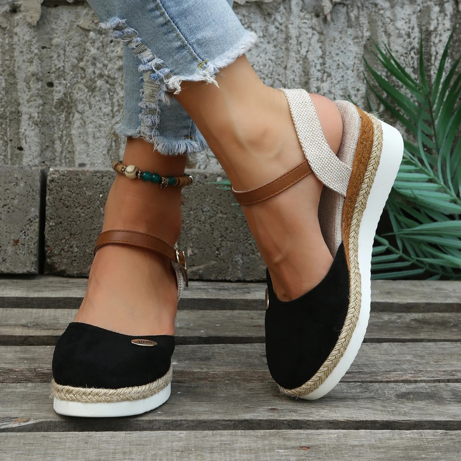 Boho sandalen met handgemaakte details en kleurrijk design – MareaSoul - Glamorix