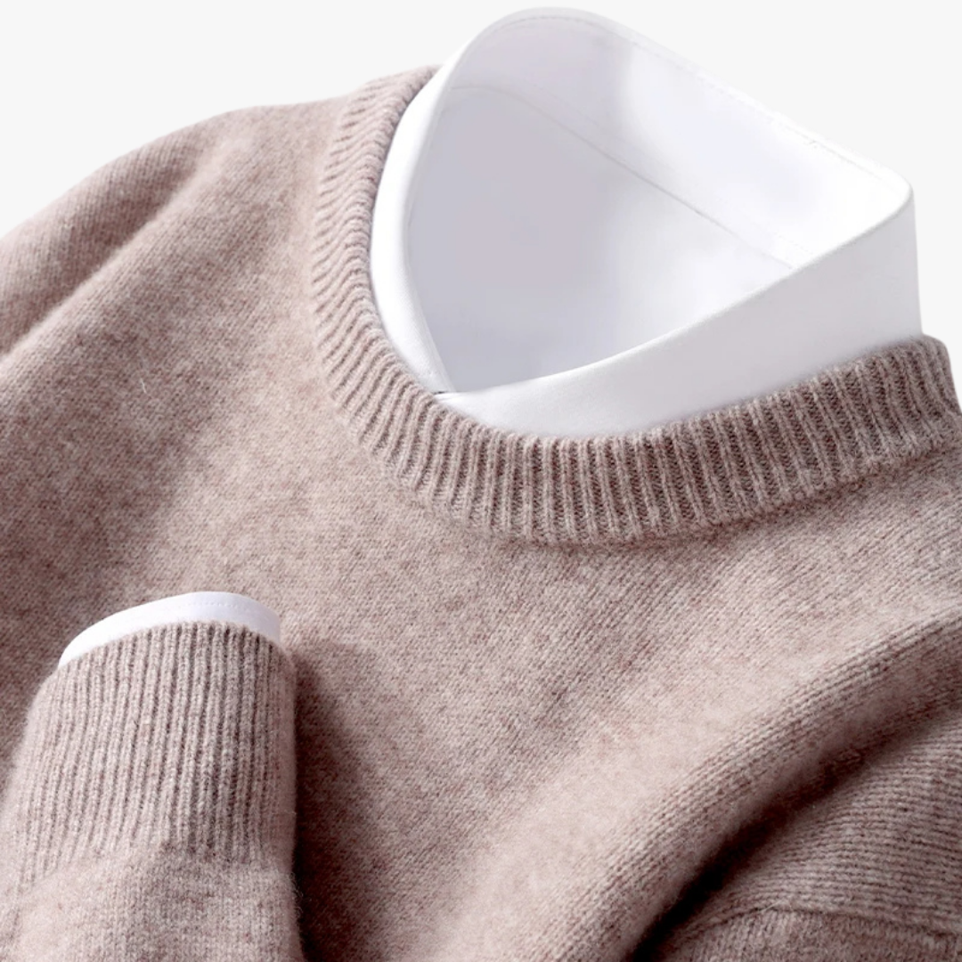 Klassieke heren trui met lange mouwen en tijdloos design – DAREON - Glamorix