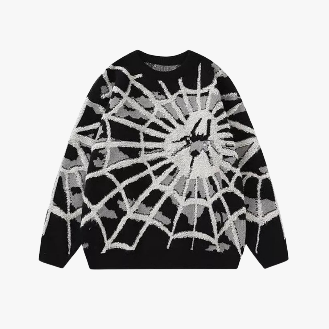 Oversized gebreide heren trui met relaxte pasvorm – CAEDEN - Glamorix